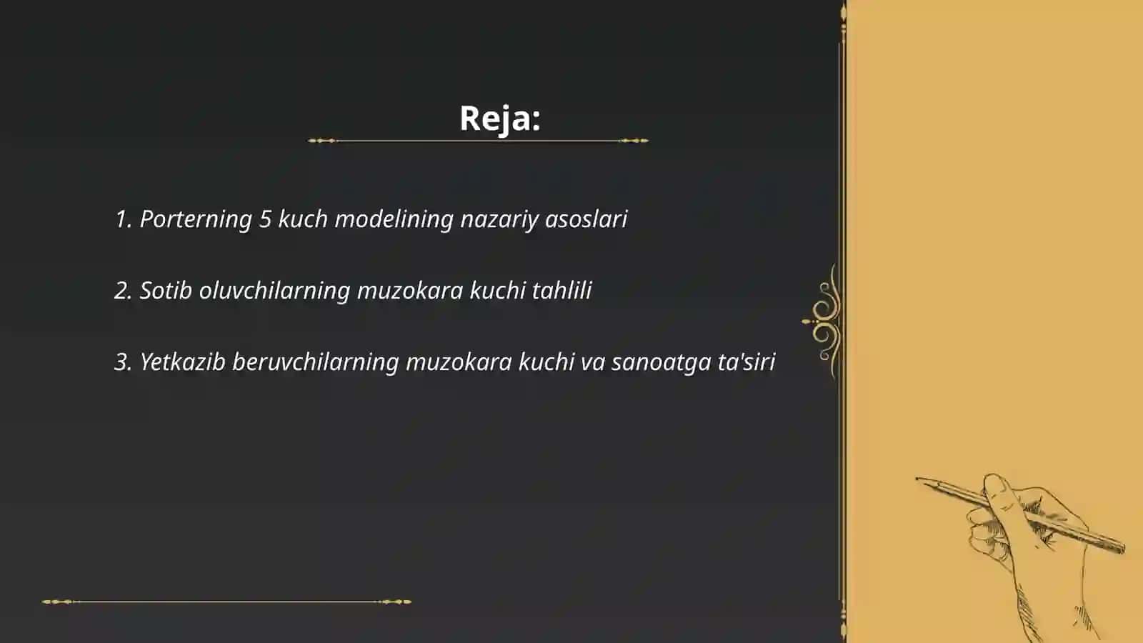 Porterning 5 kuch modeli 2