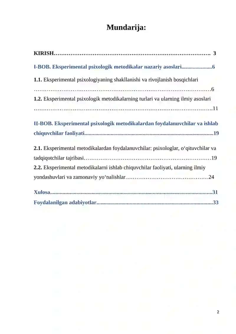 SIRTQI TA’LIM PEDAGOGIKA VA PSIXOLOGIYA YO‘NALISHI 2