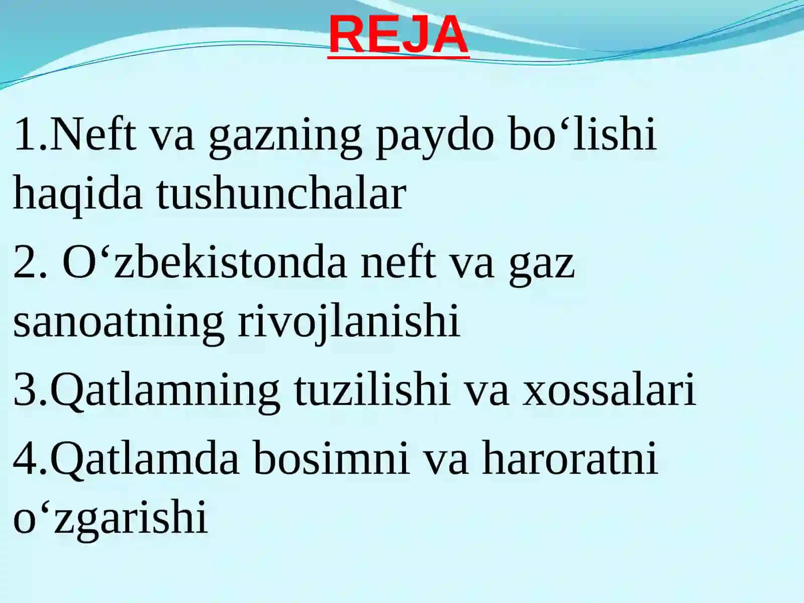 Neft, gaz va qatlam suvlarining fizik-kimyoviy xossalari 2