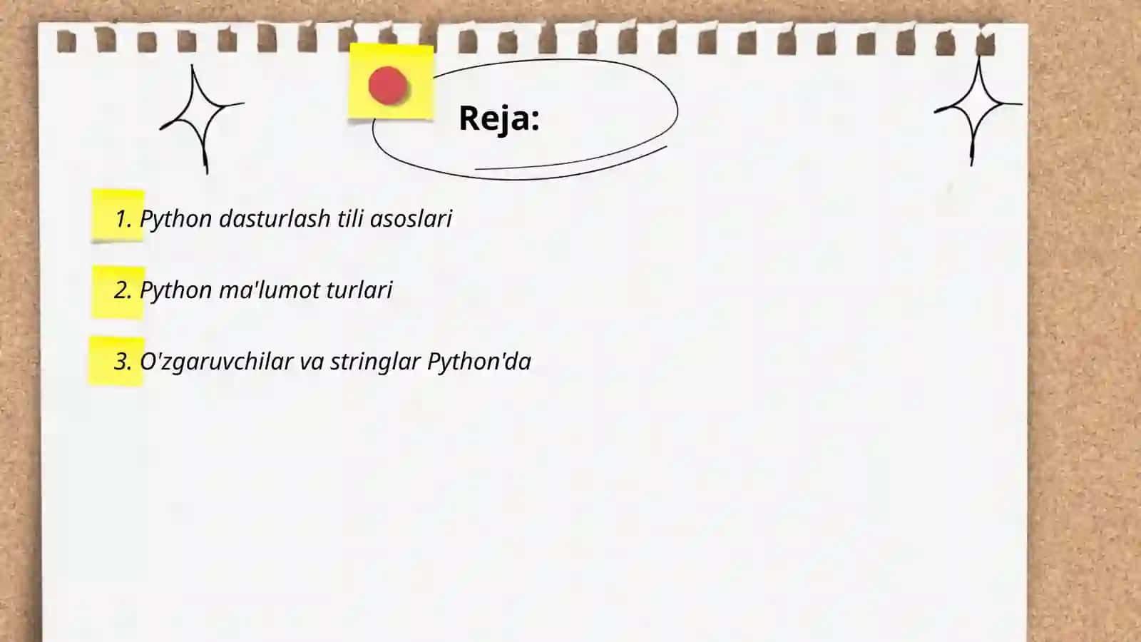 Python dasturlash tili asoslari 2