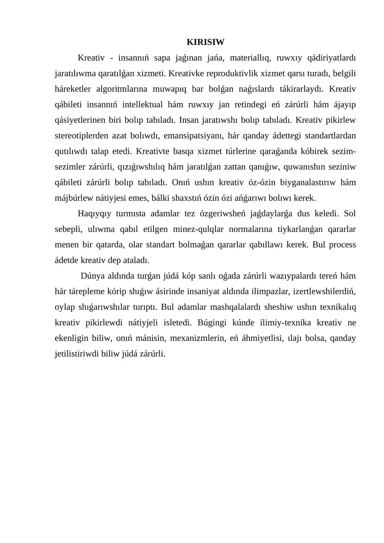 KREATIV PROCESSTIŃ BASQISHLARI 2