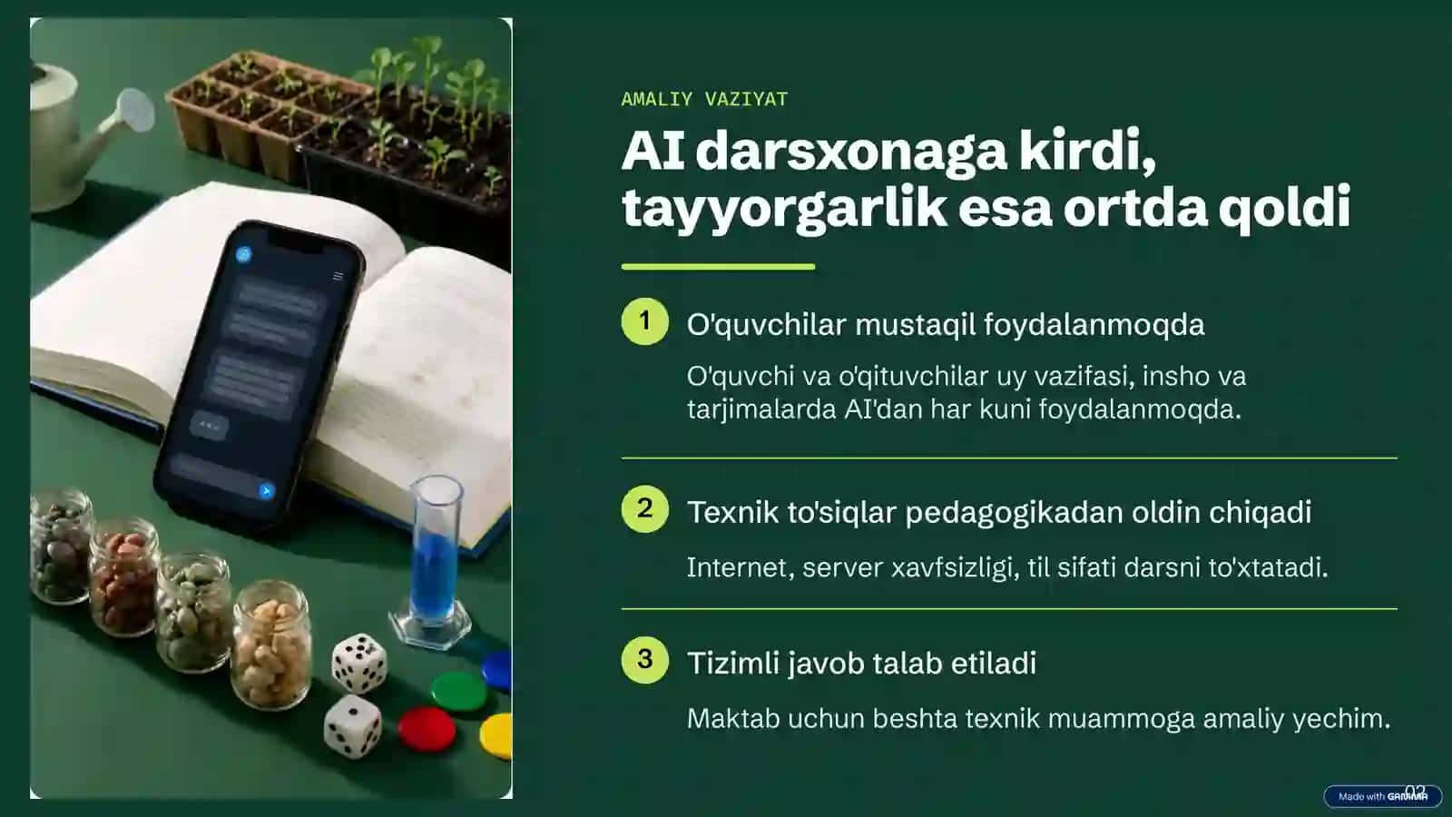 Ta'limda AI: texnik muammolar va yechimlar 2