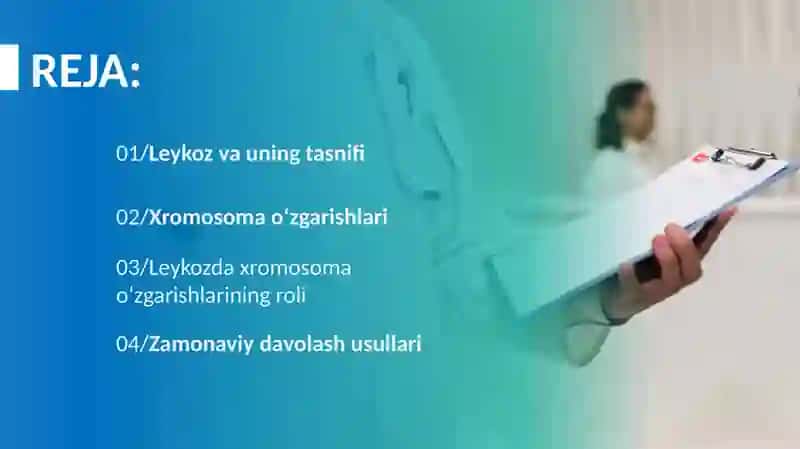 leykozda xromosoma o'zgarishlari 2