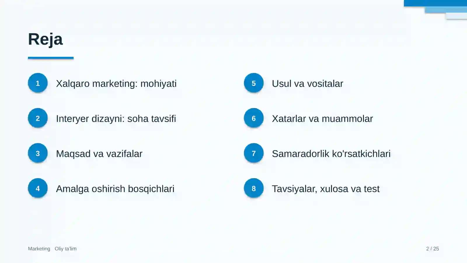 Interyer dizaynida xalqaro marketing 2