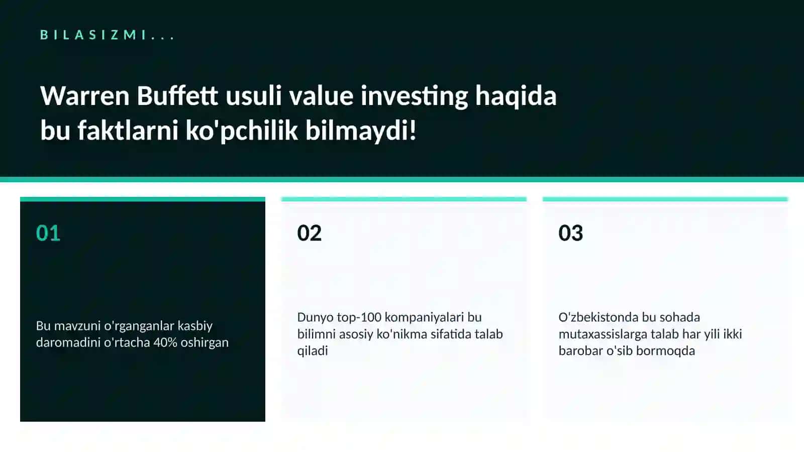 MOLIYA VA INVESTITSIYA 2026 2