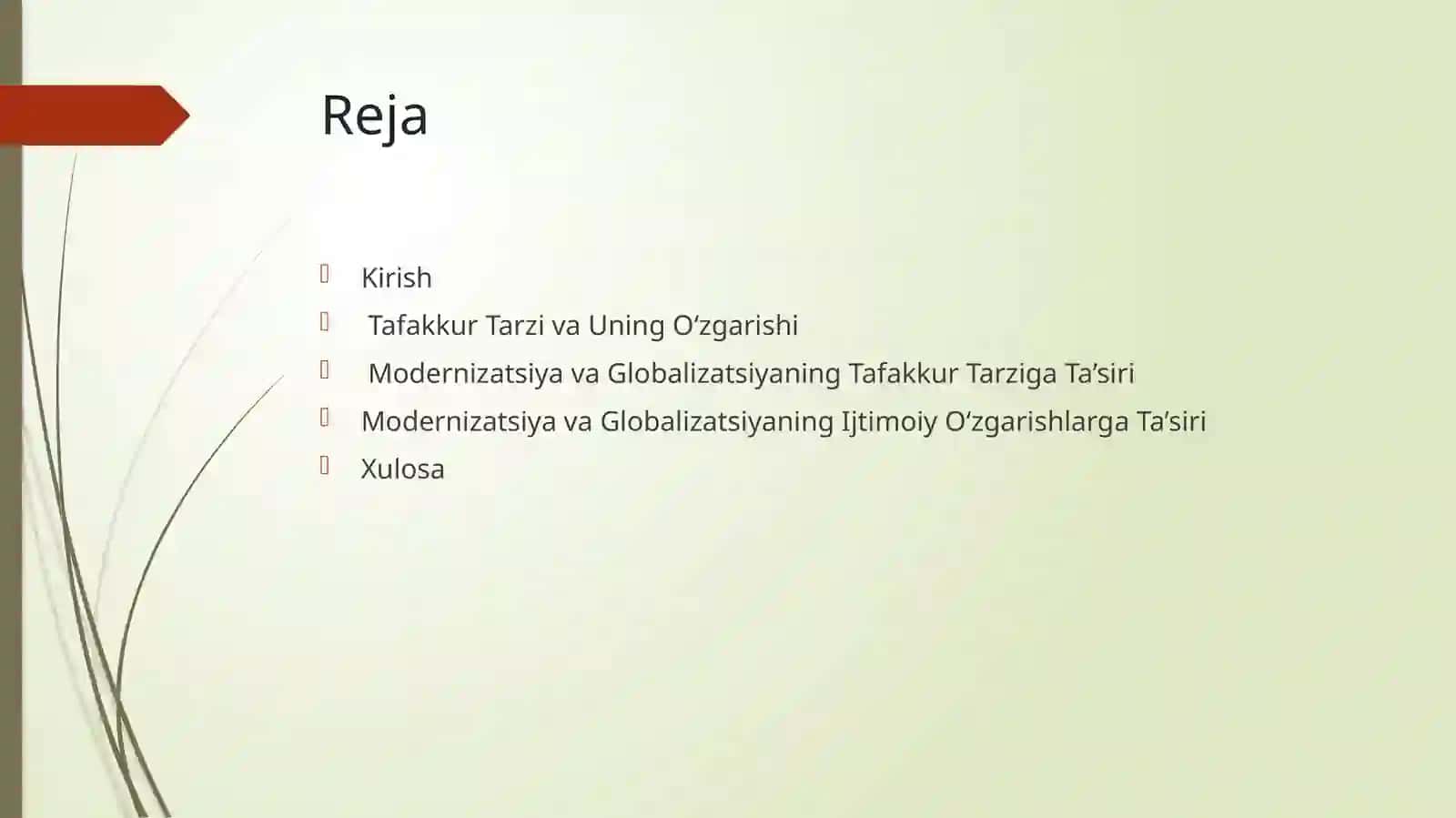 Tafakkur tarzi va ijtimoiy o‘zgarishlar modernizatsiya va globalizatsiya jarayonlari 2
