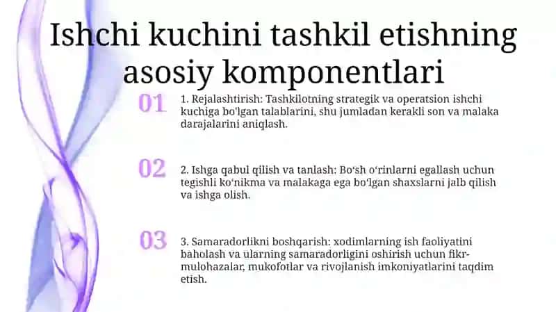 Tashkilot Personali Mehnatini Tashkil Etishning Xususiyatlari 2