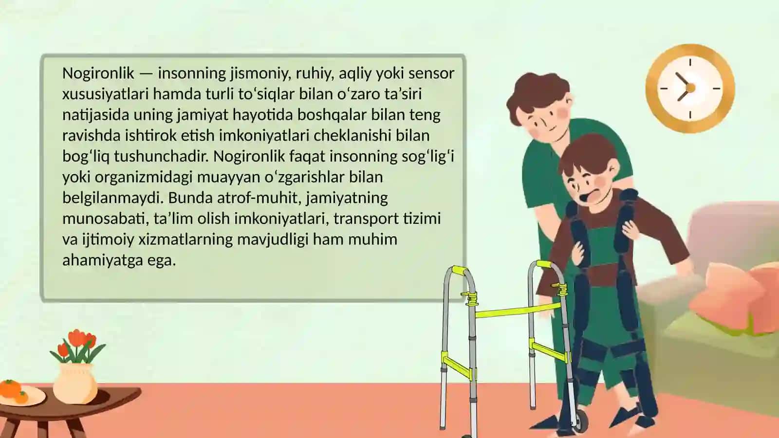 Nogironlik tushunchasi, uning mazmuni va asosiy xususiyatlari 2