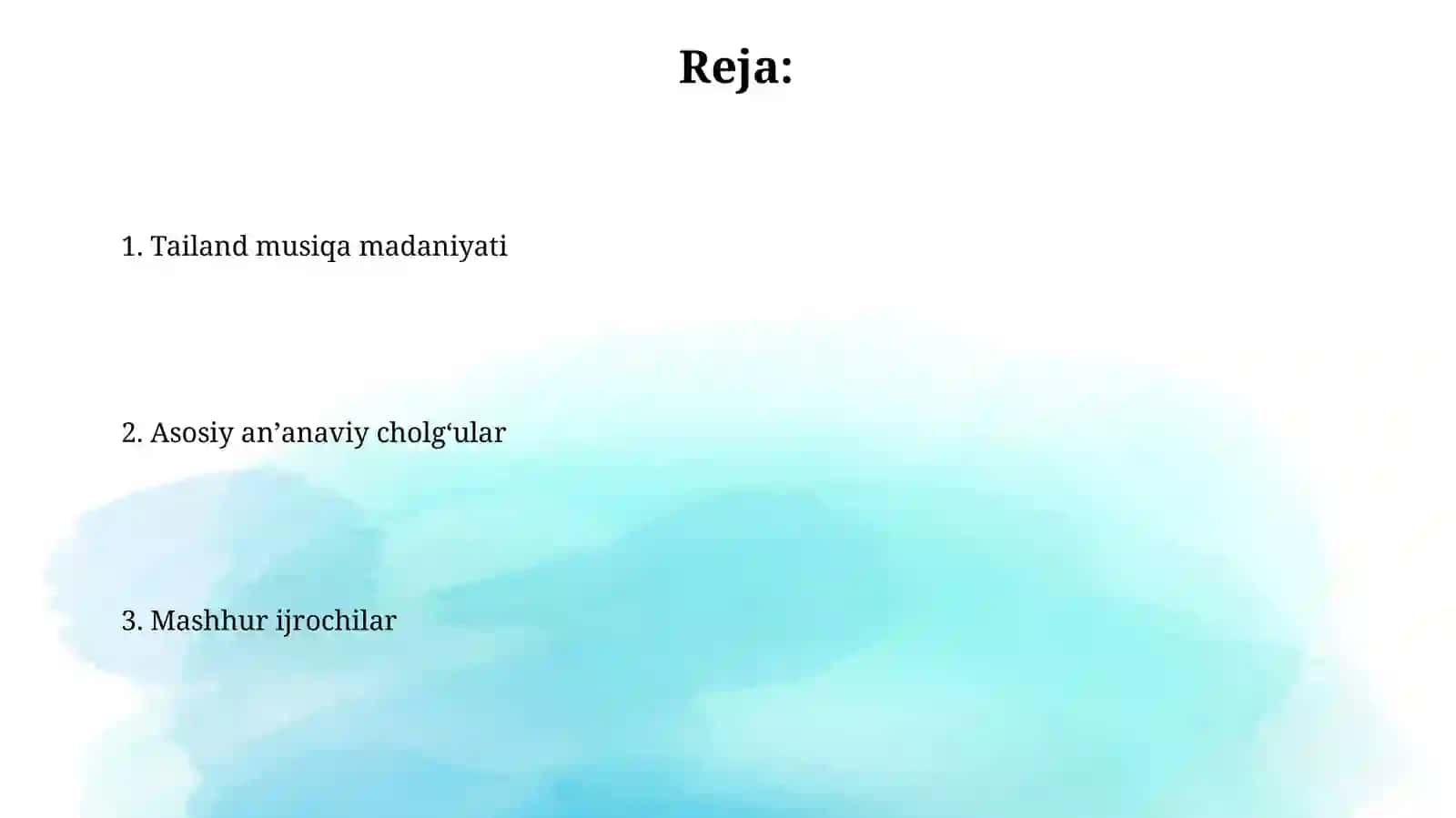 Tailand cholgʻulari 2