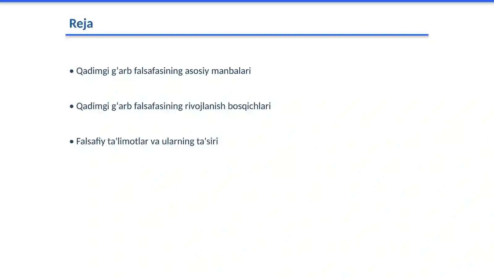 Qadimgi gʻarb falsafasi rivojlanishining umumiy qonuniyatlari 2