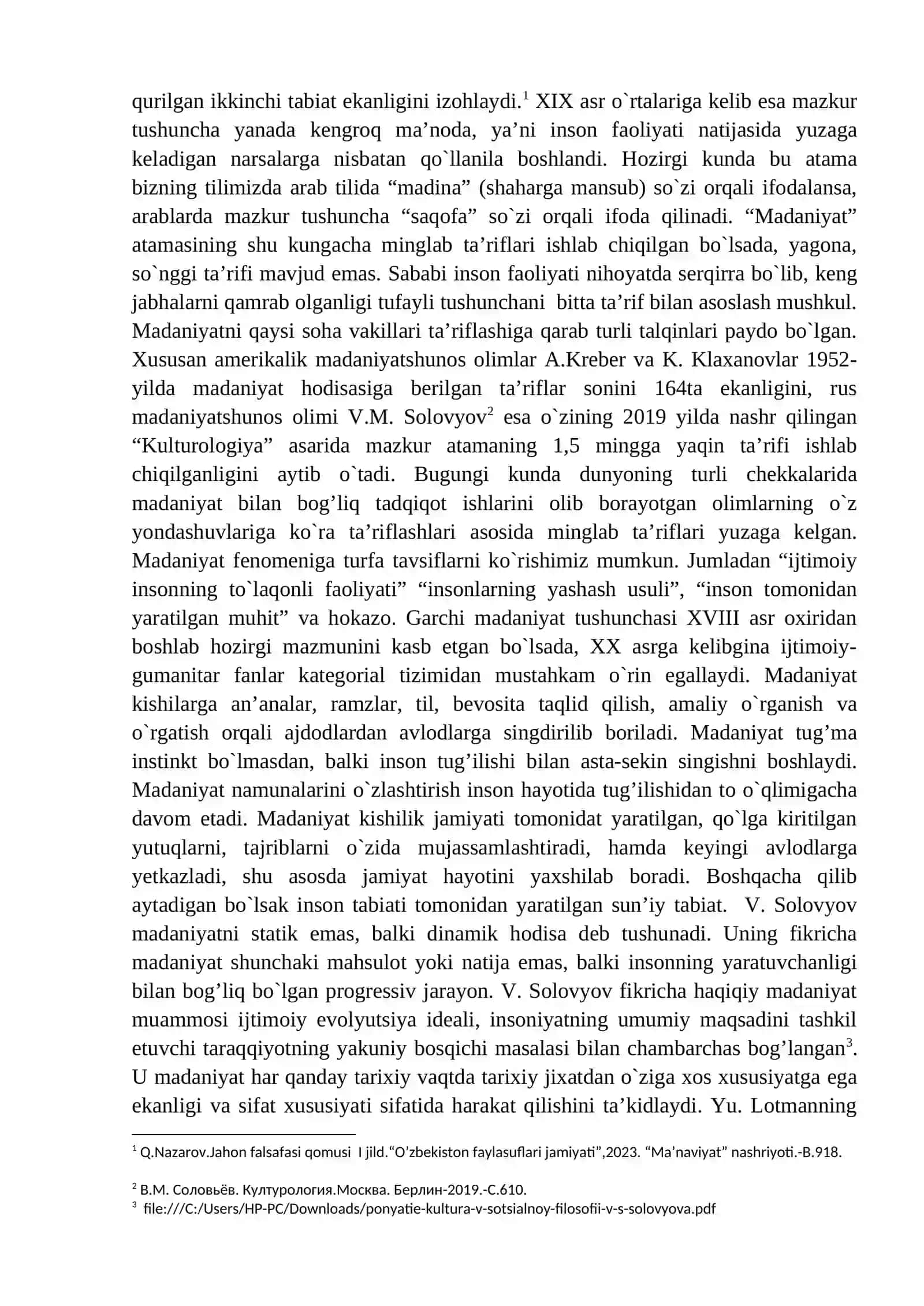 TARIX, MADANIYAT VA SIVILIZATSIYA 2