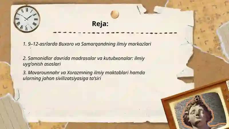 Buxoro va Samarqandning ilmiy markazlari 2
