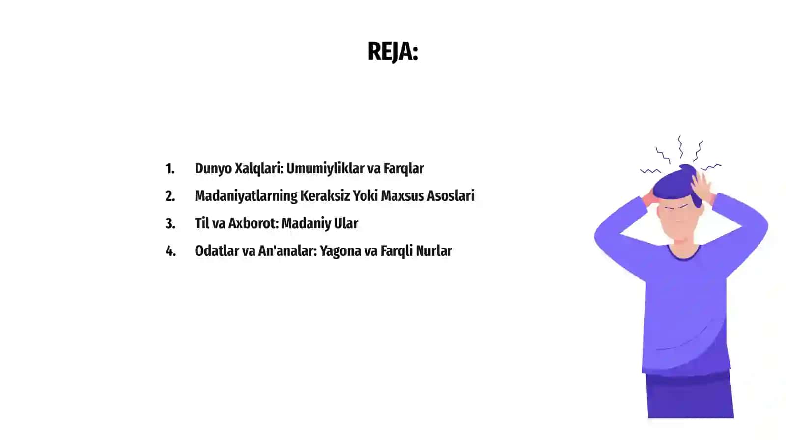 Dunyo Xalqlari: Umumiyliklar va Farqlar 2