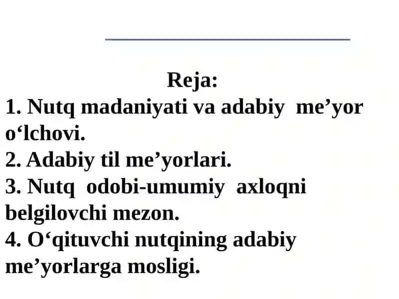 Oʻzbek adabiy til meʼyorlari 2