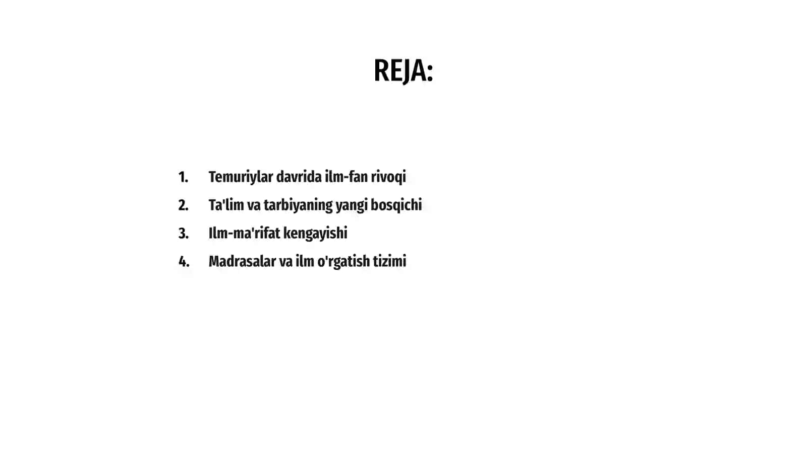 Temuriylar davrida ilm-fan rivoqi 2