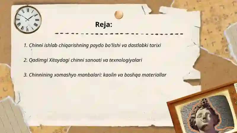 Chinni ishlab chiqarish tarixi 2