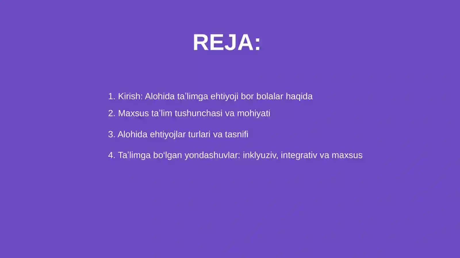 Alohida taʼlimga ehtiyoji bor bolalar taʼlim tarbiyasini tashkil qilish masalalari 2