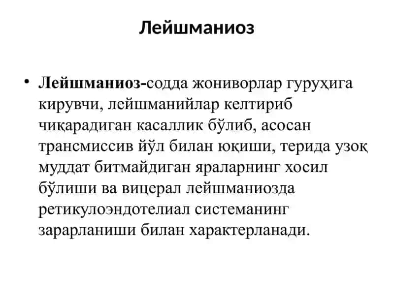 Leishmanioz 2