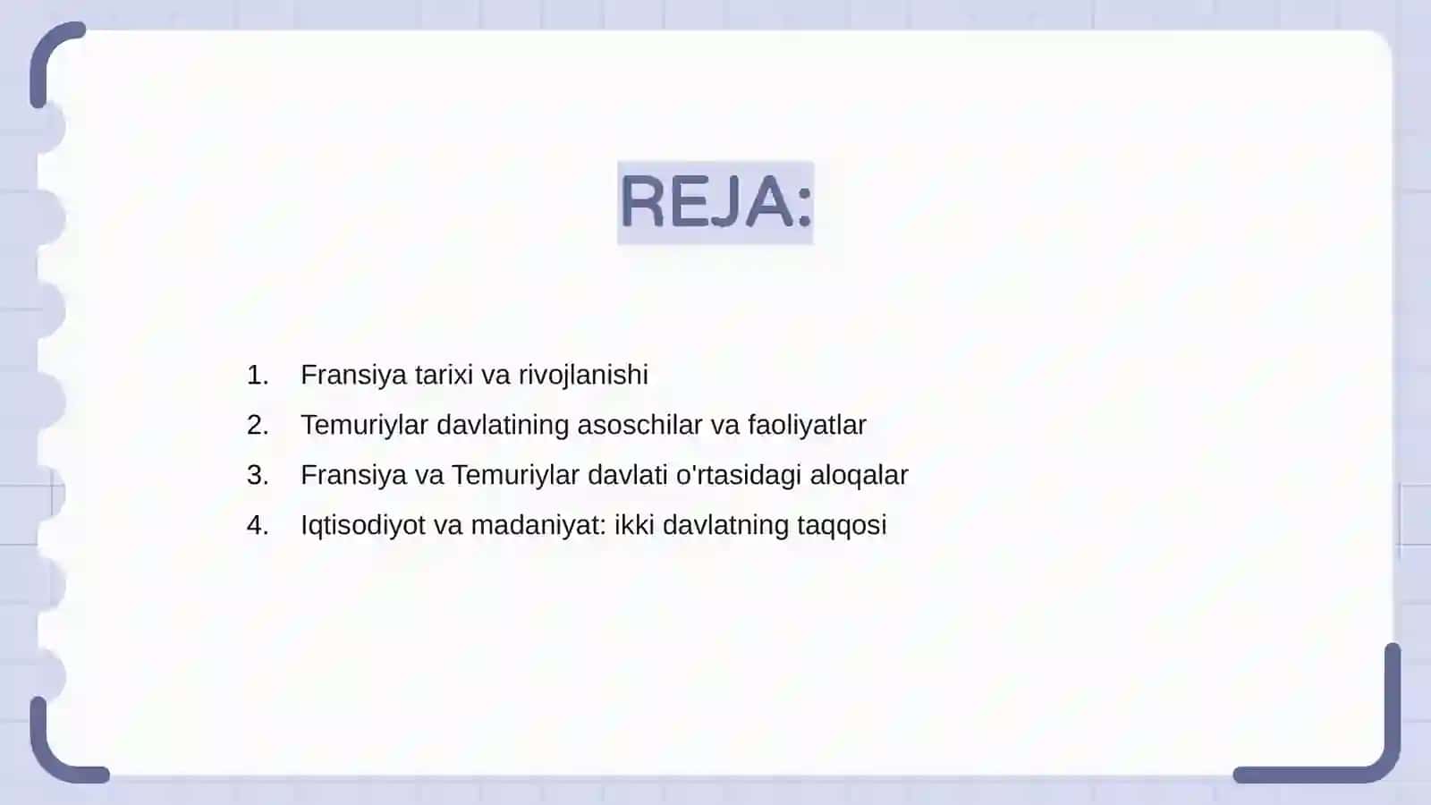 Fransiya va temuriylar davlati 2