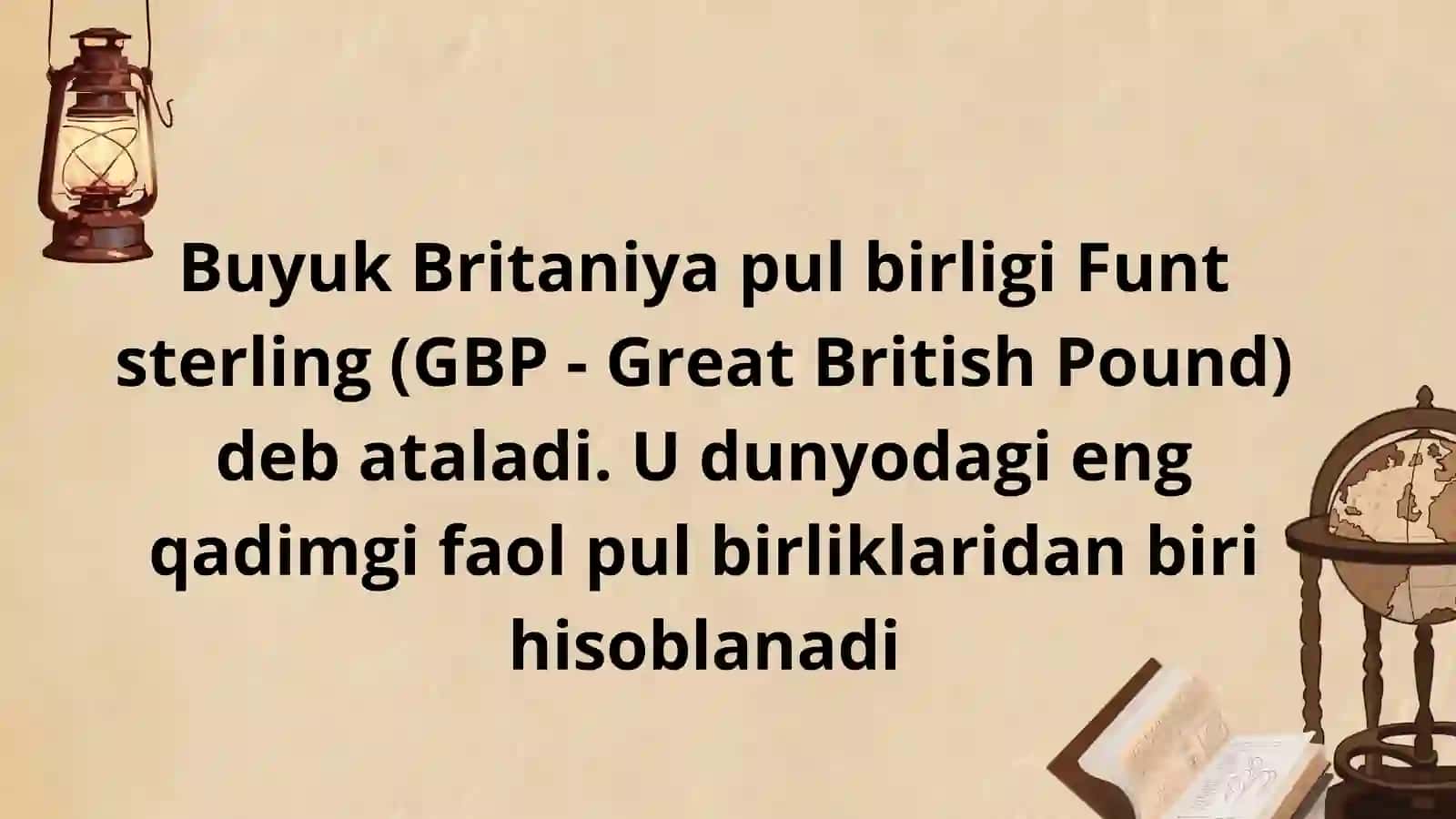 Buyuk britaniya valyutasi 2