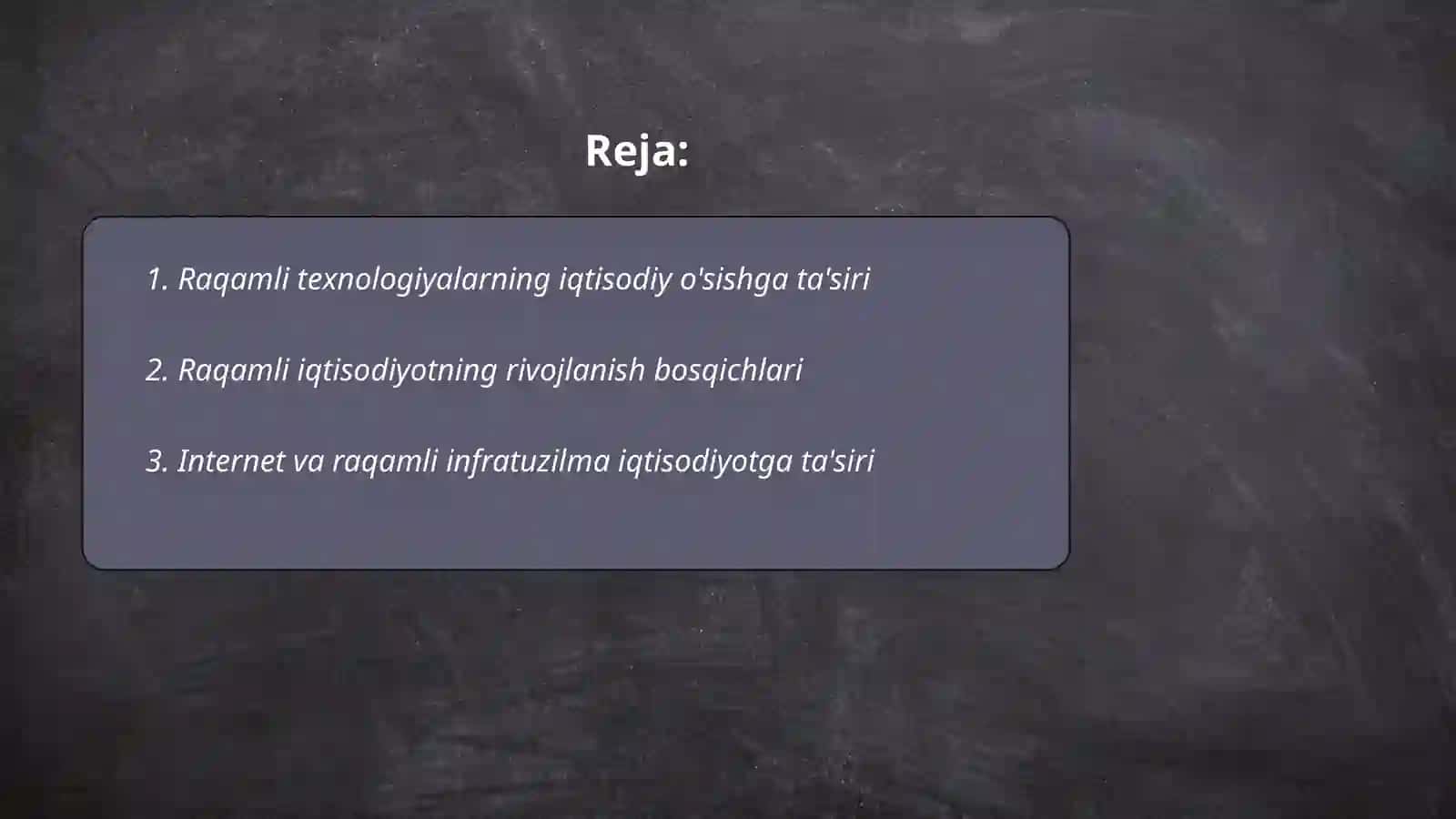 Raqamli iqtisodiyot va iqtisodiy o‘sish o‘rtasidagi o‘zaro bog‘liqlikni baholash 2