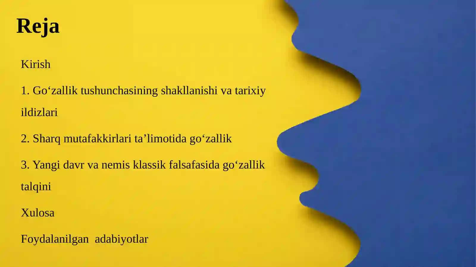 Go‘zallikning falsafiy talqinlari 2