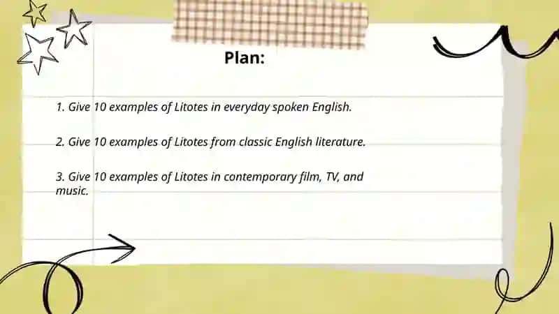 Examples of Litotes 2