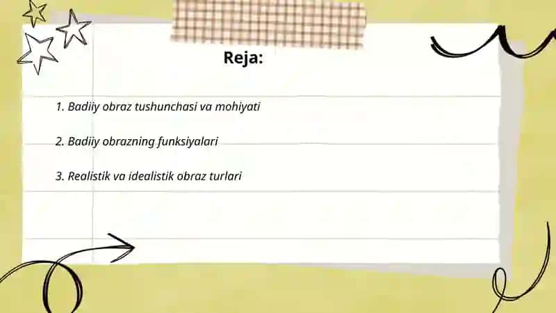 Badiiy obraz va uning turlari 2