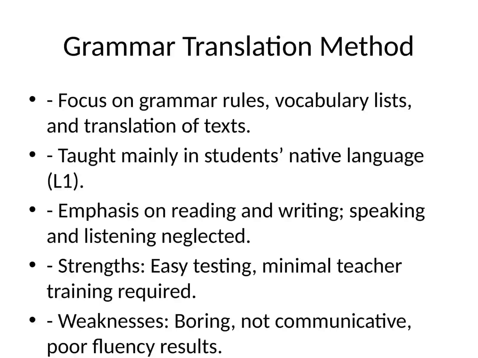 Language teaching methods 2
