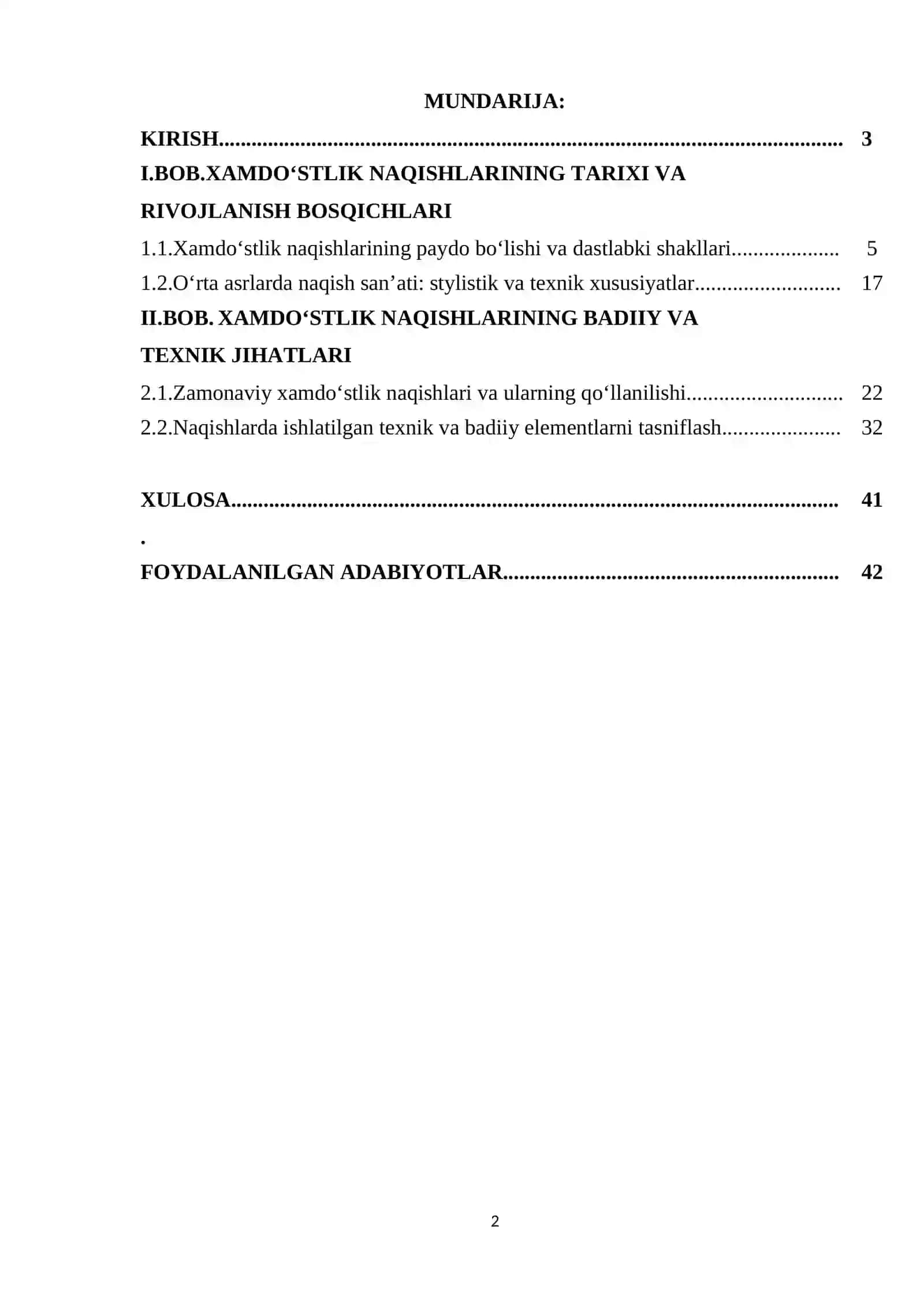 XAMDO‘STLIK NAQSHLARI 2