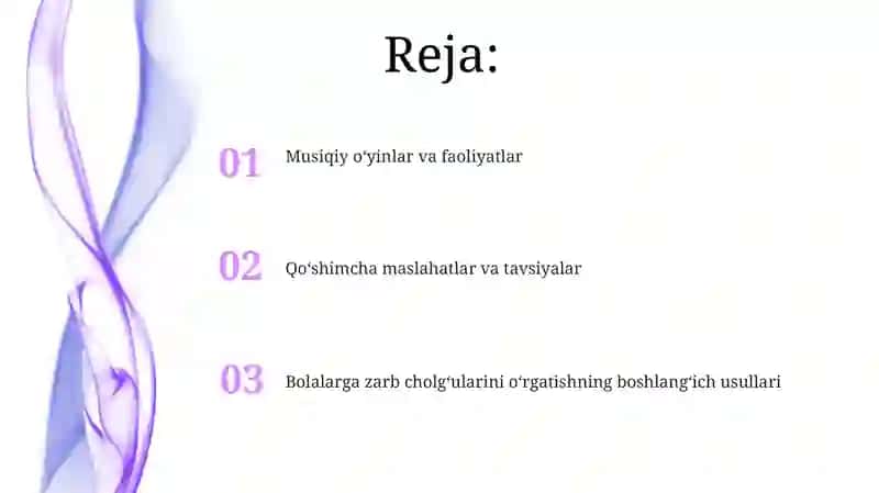 Bolalar uchun musiqiy ritmlarni o'rgatish 2