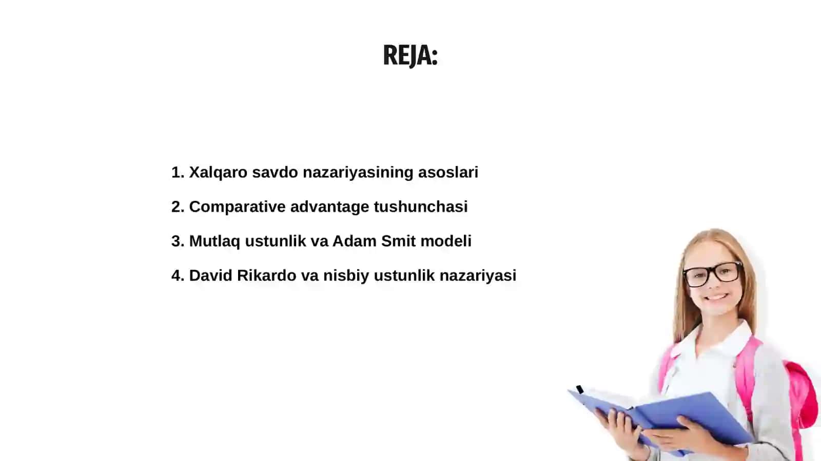 Xalqaro savdo nazariyasi 2