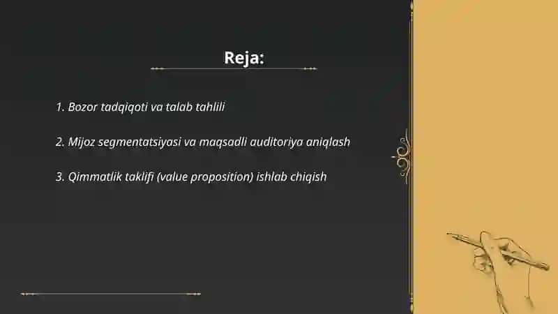 Bozor tadqiqoti va talab tahlili 2