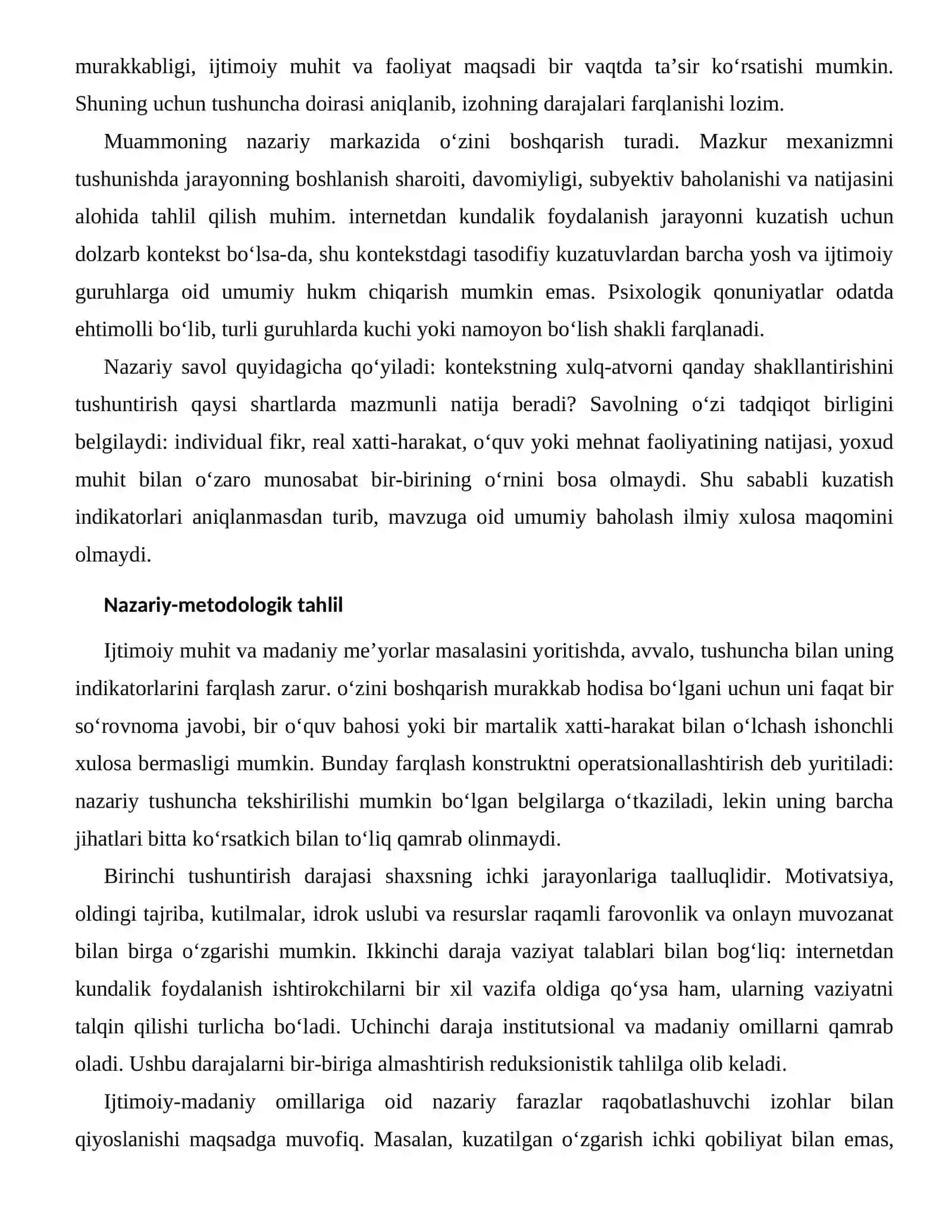RAQAMLI FAROVONLIK VA ONLAYN MUVOZANATNING IJTIMOIY-MADANIY OMILLARI 2