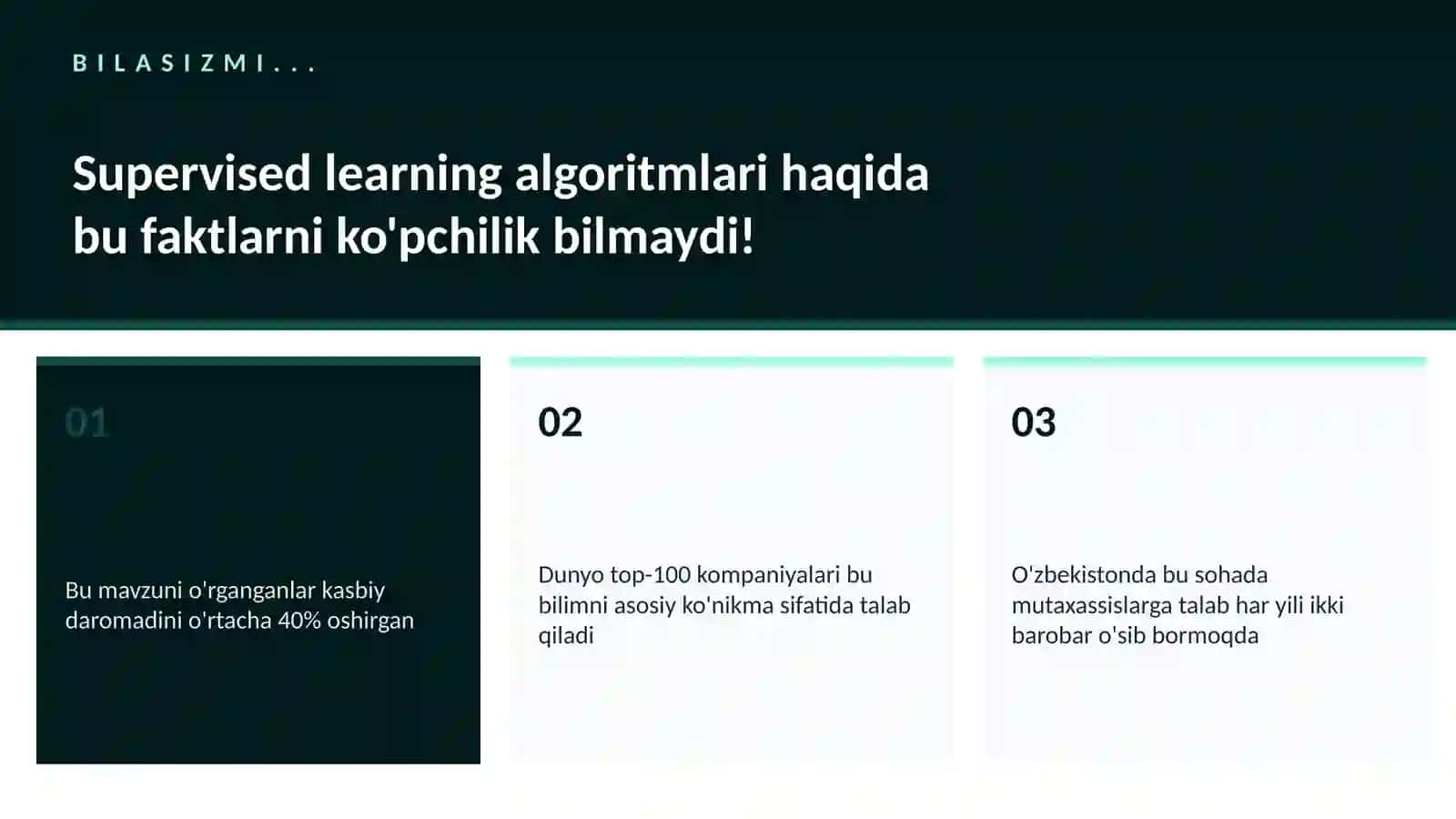 Supervised learning algoritmlari 2