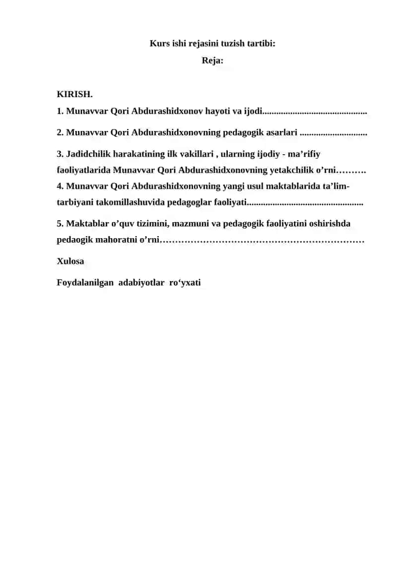 Munavvar Qori Abdurashidxonov asarlarida o’qituvchilarning pedagogik mahoratlarini shakillantrish masalalari 2