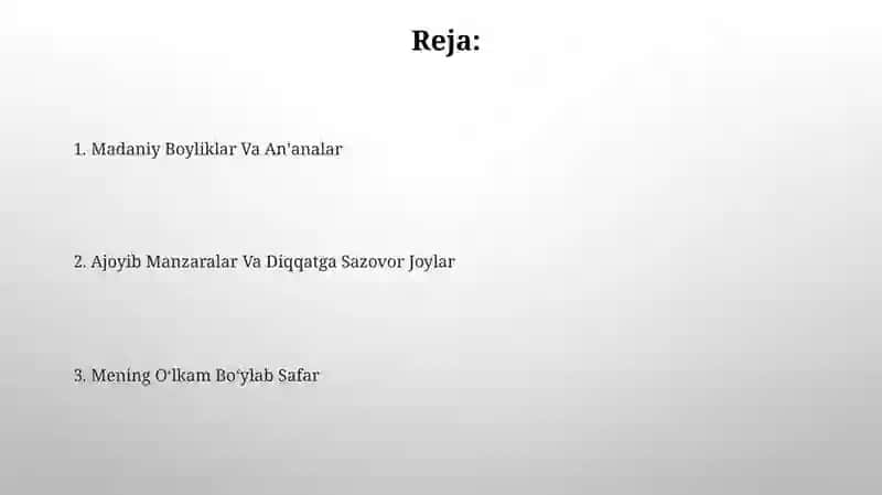 Madaniy Boyliklar Va Anʼanalar 2