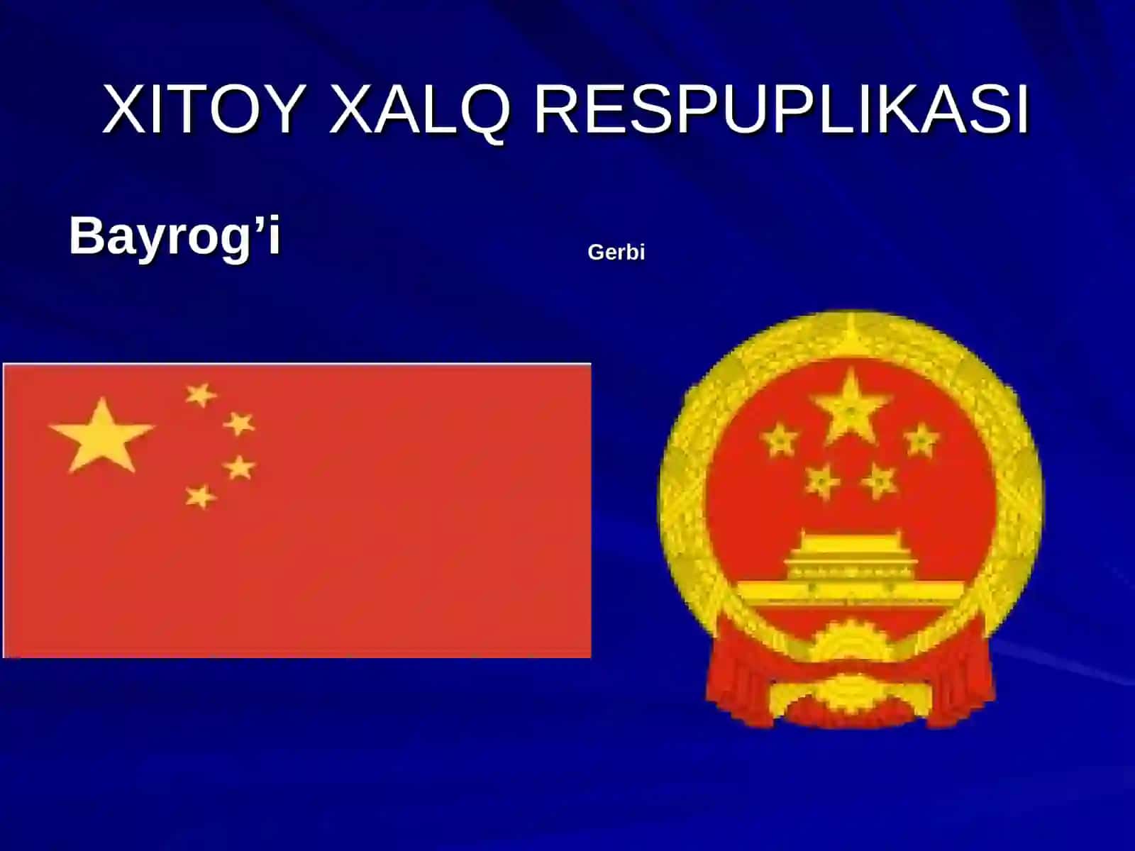 Xitoy xalq respublikasi 2