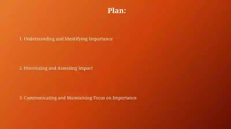 Identifying Importance 2
