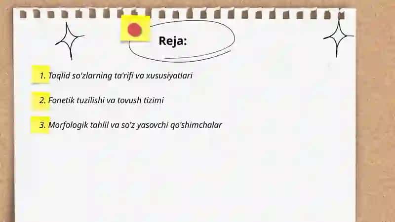 Taqlid so’zlar 2