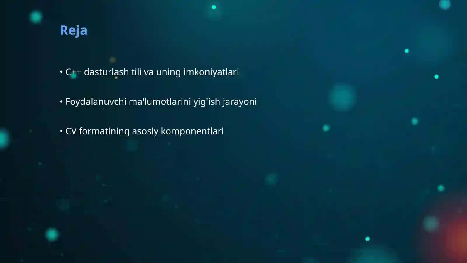 CV yaratish dasturi 2
