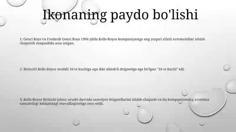 Rols RoʻYs Kampaniyasi Tarihi 2