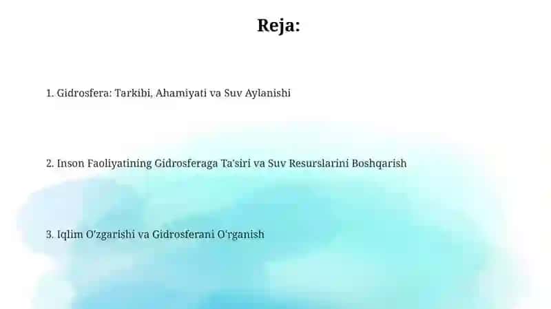 Gidrosfera 2