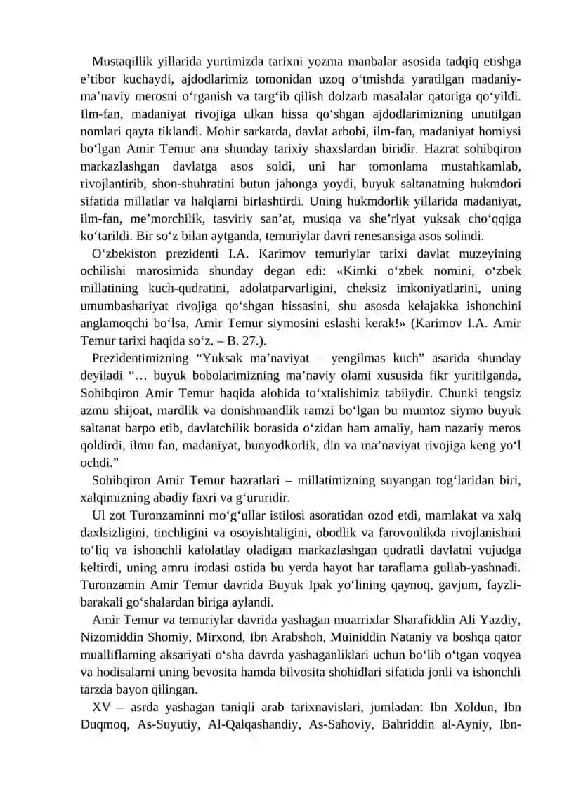 Amir Temur va Temuriylar davri san'ati 2
