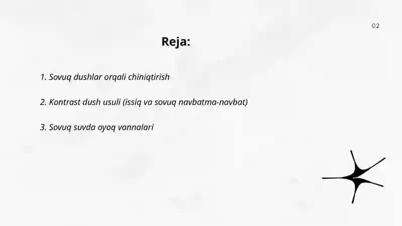 organizmni chiniqtirish usullari 2