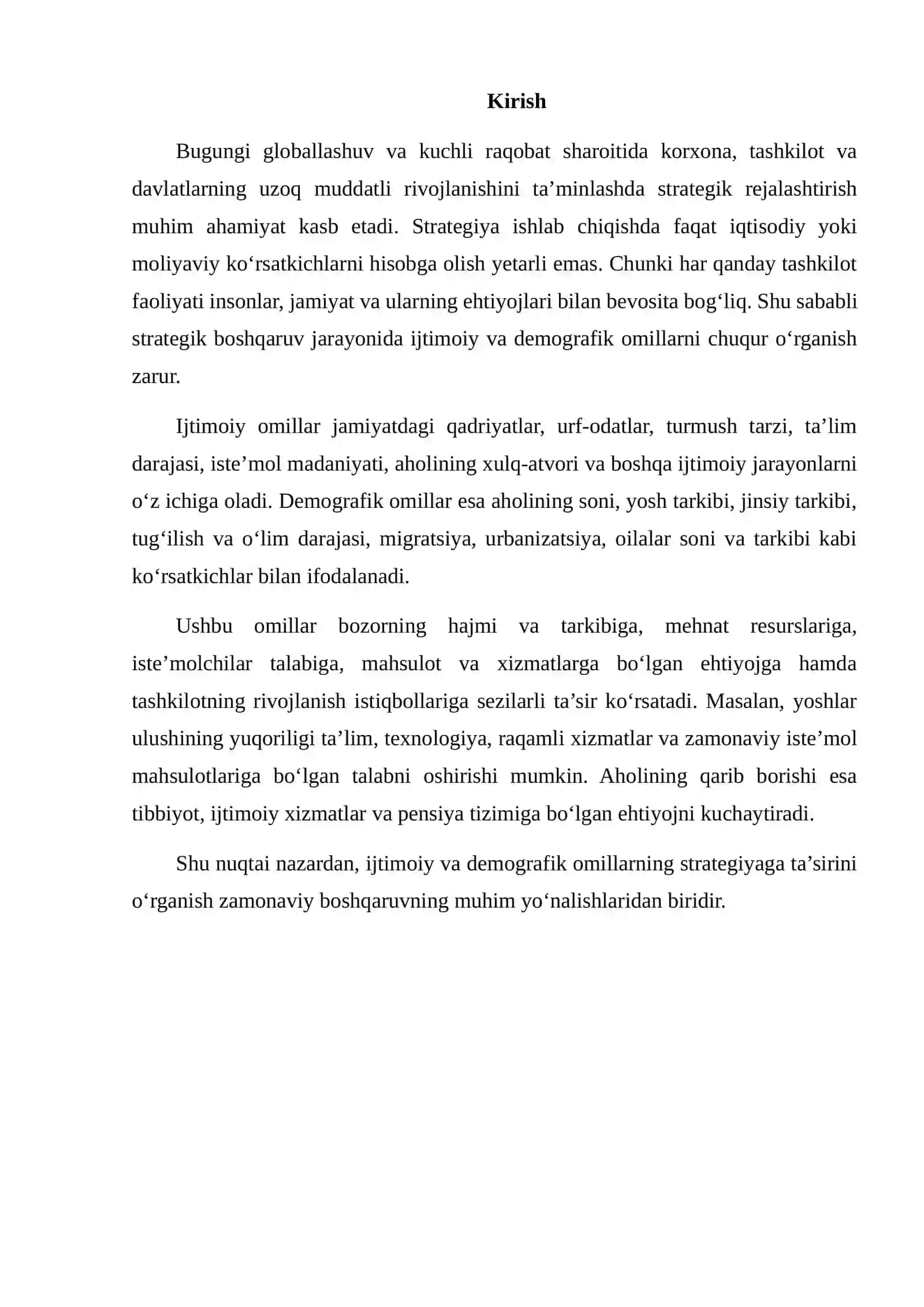 IJTIMOIY VA DEMOGRAFIK OMILLARNING STRATEGIYAGA TA’SIRI 2
