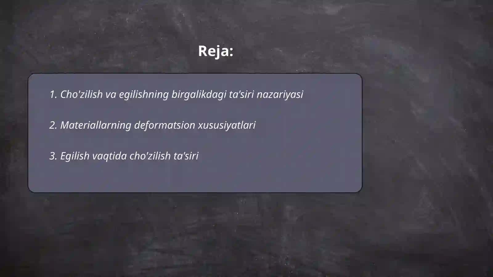 Cho‘zilish va egilishning birgalikdagi ta‘siri 2