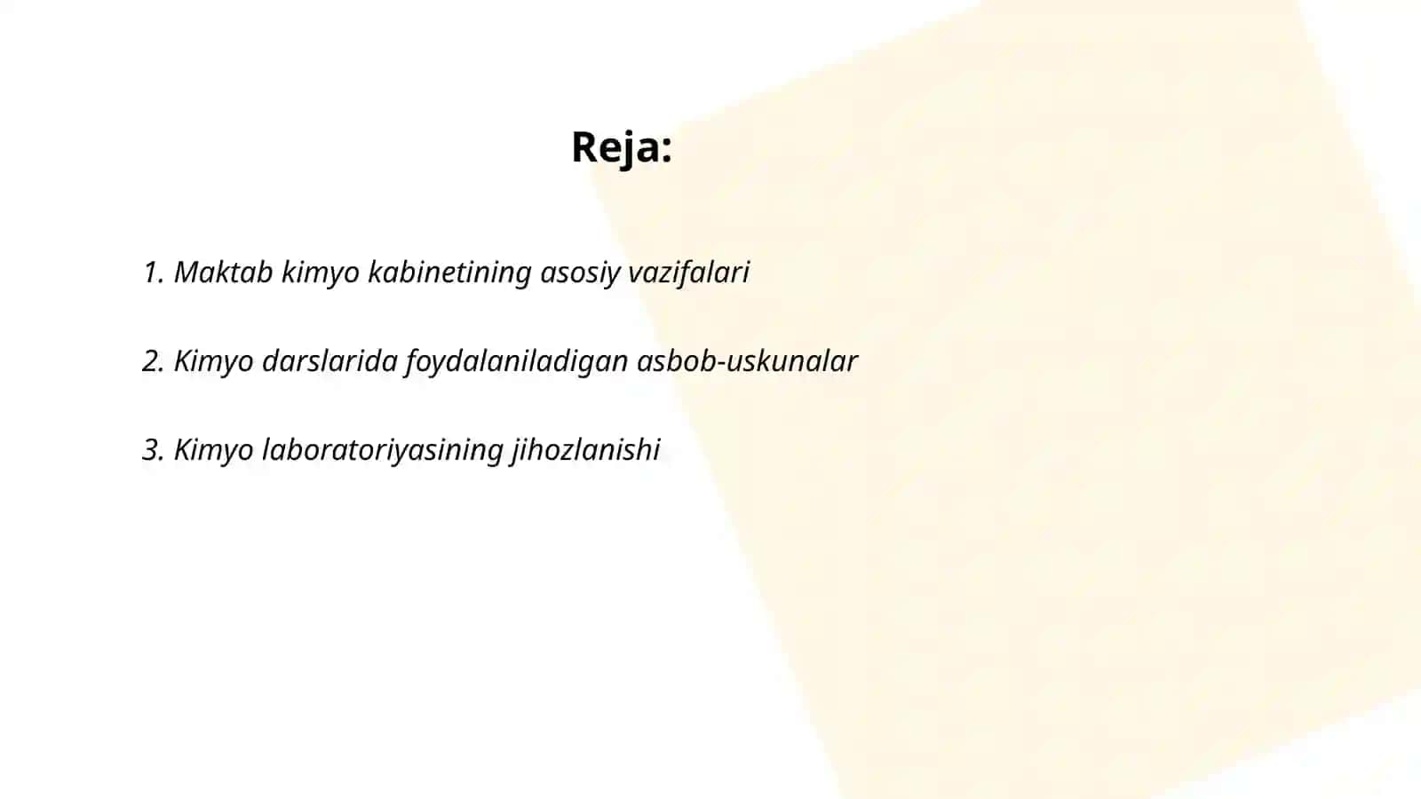 Maktab kimyo kabineti va uning vazifalari 2