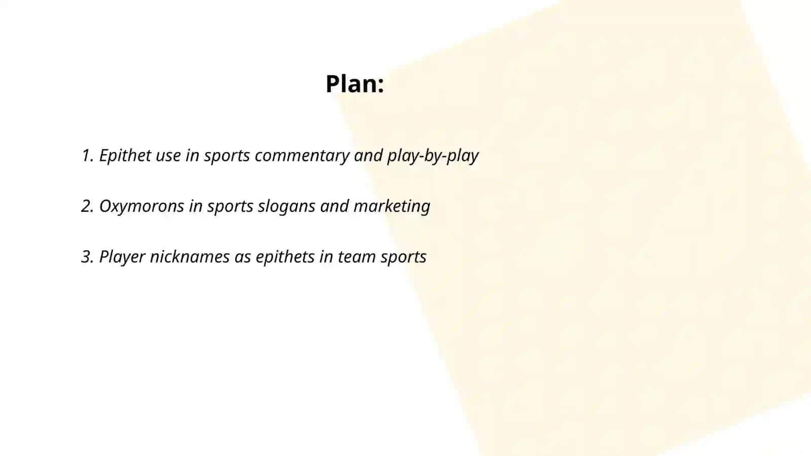 The Use of Epithet and Oxymoron in Hobbies Sport and Games 2