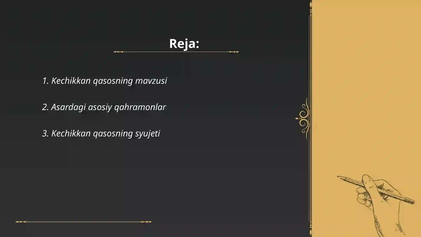 Men sevgan asar"Kechikkan qasos" 2